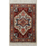 Luxurious 1.5m Hand-Knotted Harris Wool Rug - Exquisite Elegance