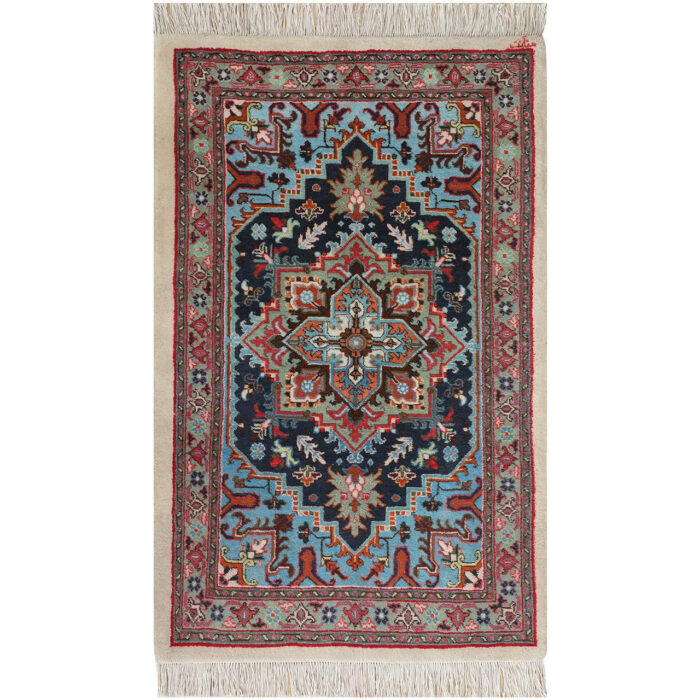 Luxurious One and a Half Meter Harris Wool Hand-Knotted Rug