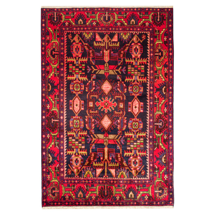 Luxurious Borujerd Hand-Knotted Rug - Black 2.52m2 Masterpiece