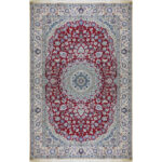 Luxurious Nain Silk and Fleece Hand-Knotted Rug - 2.60m2