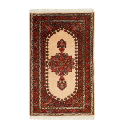 Exquisite 3m Hand-Knotted Silk Flower Dome Rug - Luxury Golestan Design