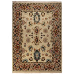 Luxurious Harris Hand-Knotted Wool Rug - 6.7m2 Cream Beauty