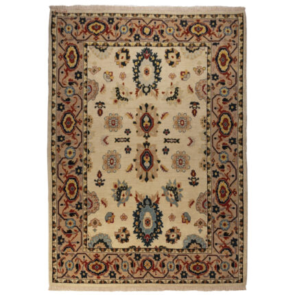Luxurious Harris Hand-Knotted Wool Rug - 6.7m2 Cream Beauty