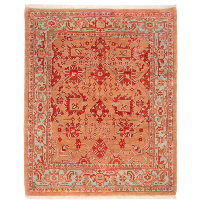 Luxurious Three-Meter Hand-Knotted Wool Rug from Harris