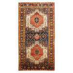 Luxurious Five-Meter Hand-Knotted Wool Rug from Kermanshah