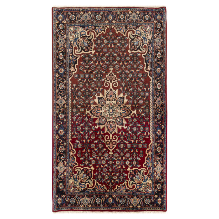 Luxurious Hand-Knotted Gros Bijar Rug | Kermanshah Wool 3.5m