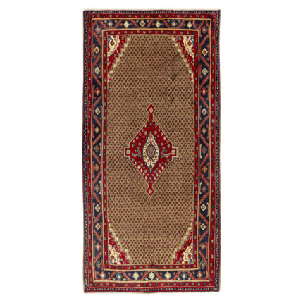 Luxurious Five-Meter Hand-Knotted Wool Rug from Senqar
