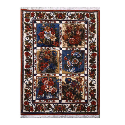 Luxurious Zare and Neem Hand-Knotted Rug - Bakhtiar Model