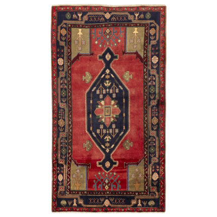 Luxurious 4.5m Hand-Knotted Map Design Rug | Kermanshah Wool Masterpiece