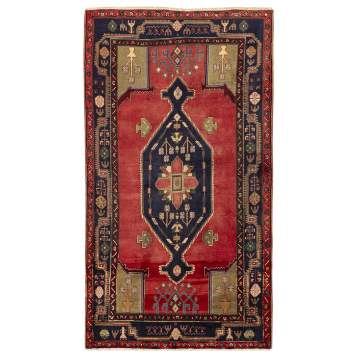 Luxurious 4.5m Hand-Knotted Map Design Rug | Kermanshah Wool Masterpiece