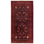 Luxurious Two and a Half Meter Hand-Knotted Wool Rug from Balochistan