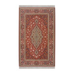 Luxurious Isfahan Silk Hand-Knotted Rug - 1.9m2