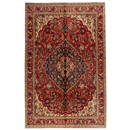 Luxurious Six-Meter Hand-Knotted Bakhtiar Rug - Hand-Spun Wool