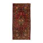 Luxurious Five-Meter Hand-Knotted Kermanshah Wool Rug