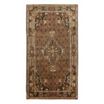 Luxurious 4.5m Hand-Knotted Kermanshah Wool Rug
