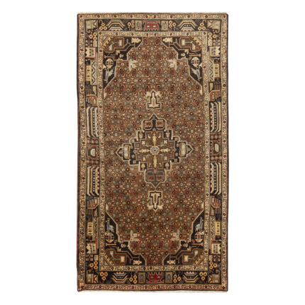 Luxurious 4.5m Hand-Knotted Kermanshah Wool Rug