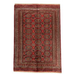 Luxurious Three-Meter Hand-Knotted Turkman Rug - Golestan Origin