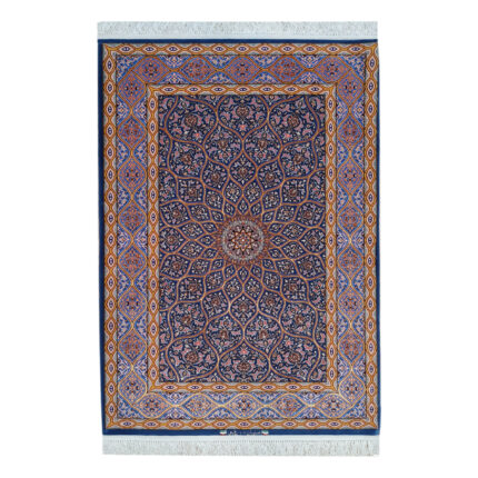 Exquisite Isfahan Rafiei Silk Rug - Hand-Woven Luxury for Your Home