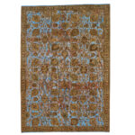 Luxurious 5m Vintage Hand-Woven Cotton Rug