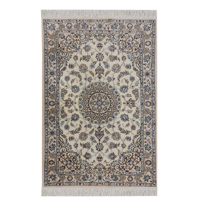 Luxurious Hand-Knotted Nain Model Rug - 1.5m² One Pair