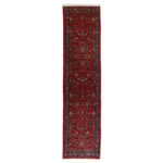 Luxurious Saruq Persian Hand-Knotted Wool Rug | 3.5m Long