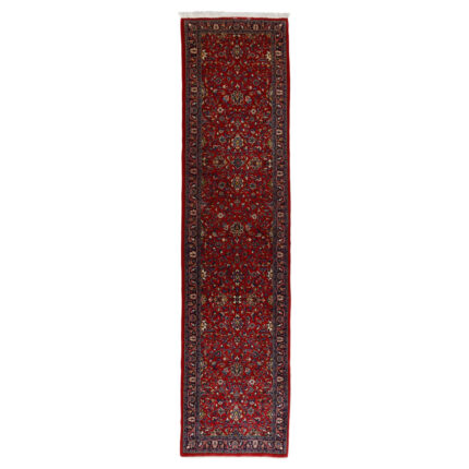Luxurious Saruq Persian Hand-Knotted Wool Rug | 3.5m Long