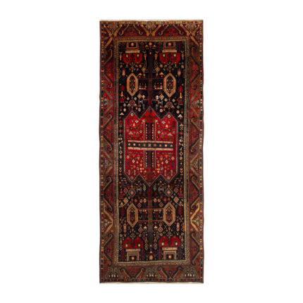 Luxurious Hand-Knotted Kurdish Design Wool Rug - 5m