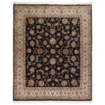 Luxurious Seven-Meter Hand-Knotted Wool Rug from Mashhad