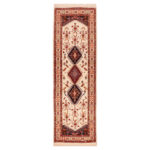 Luxurious Persian Wool Handwoven Side Rug - Qashqai Tribal Texture