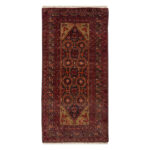 Luxurious Hand-Knotted Baloch Wool Rug - Navy 1.5m