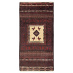 Luxurious 2m Hand-Knotted Wool Rug from Balochistan
