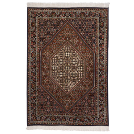 Luxurious Persian Hand-Knotted Rug - Bijar Plan & Zanjan Texture