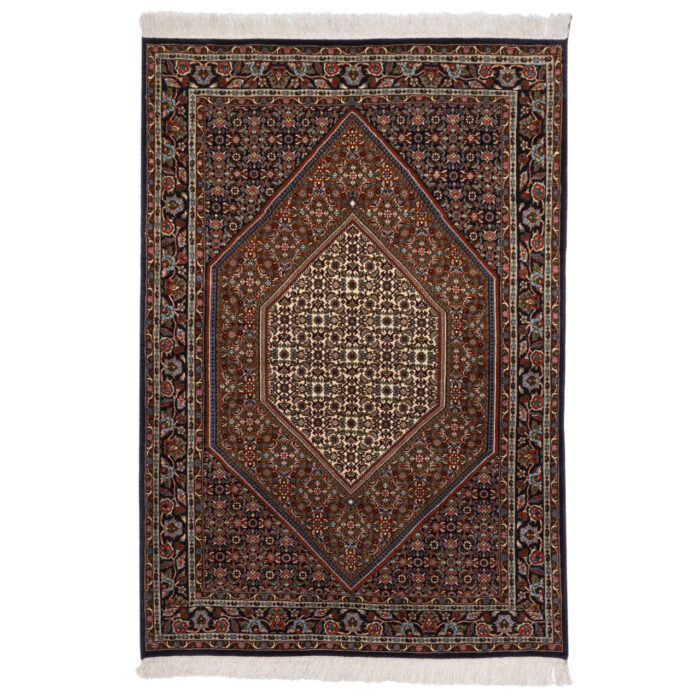 Luxurious Persian Hand-Knotted Rug - Bijar Plan & Zanjan Texture