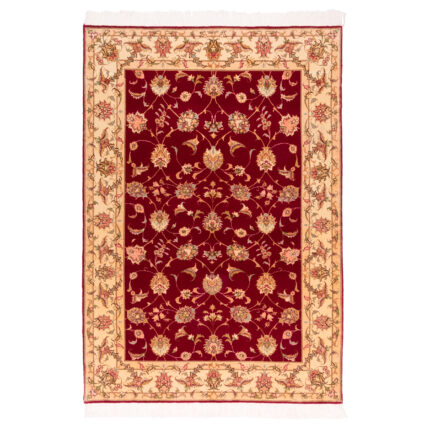 Luxurious Tabriz Wool Rug Hand-Knotted by Mark Parvizian
