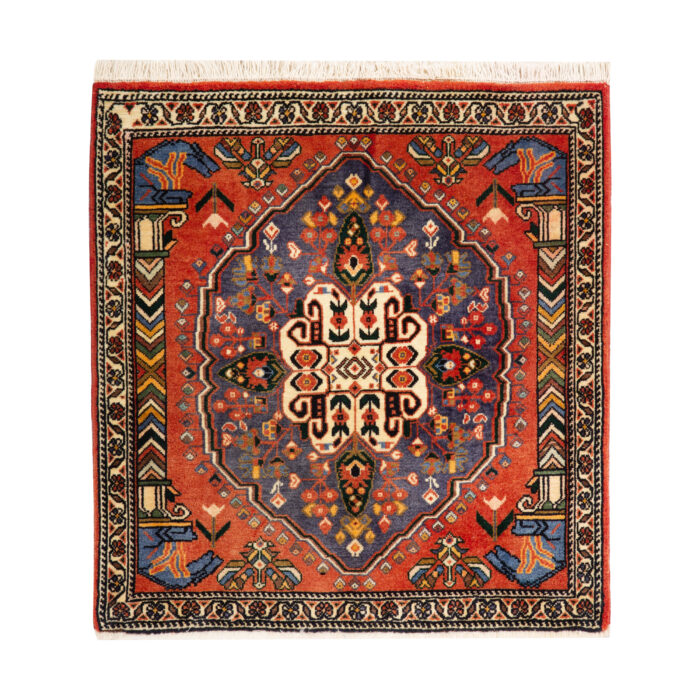 Luxurious Half-Meter Hand-Knotted Qashqai Rug | Fars Wool