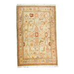 Luxurious Sultanabad Hand-Knotted Wool Rug - 5.5m2 Green Beauty