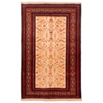 Luxurious Persian Hand-Knotted Rug from South Khorasan