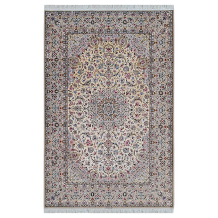 Luxurious Isfahan Abtin Silk & Fleece Hand-Woven Rug - 6m