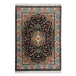 Luxurious Bijar Model 2m Hand-Knotted Wool Rug