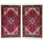 Luxurious Pair of 6m Hand-Knotted Wool Harris Design Rugs