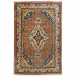 Luxurious Hand-Knotted 6m Copper Rug from Hamadan