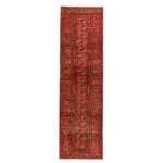 Luxurious Four-Meter Hand-Knotted Wool Rug from Balochistan