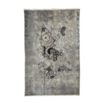 Luxurious Silk Flower Tabriz Hand-Knotted Rug - 4.5m² Modern Design