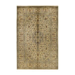 Luxurious Six-Meter Hand-Woven Kashan Wool Rug