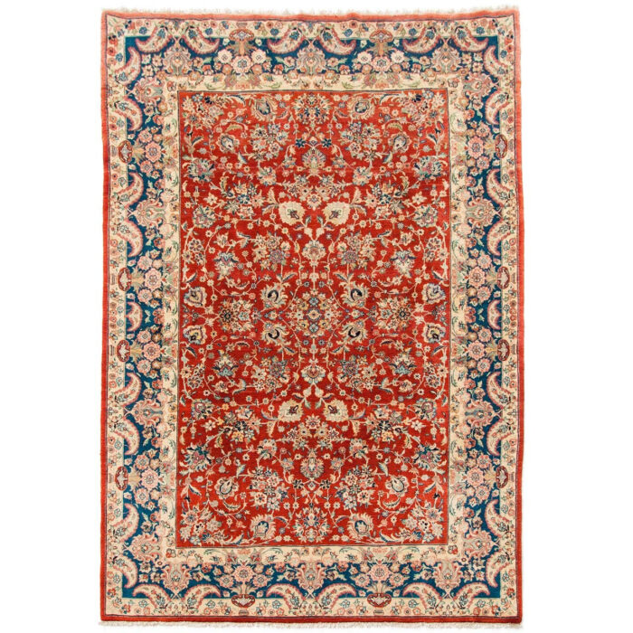 Luxurious Farahan Hand-Knotted Rug - 6m of Elegance