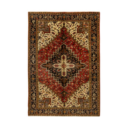 Luxurious Six-Meter Hand-Knotted Harris Wool Rug - Exquisite Lac Dye Finish