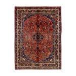 Luxurious Hand-Knotted Mehraban Hamadan Rug - 6.44m2