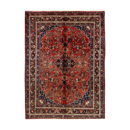 Luxurious Hand-Knotted Mehraban Hamadan Rug - 6.44m2