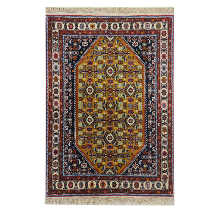 Luxurious One Meter Hand-Knotted Shiraz Fleece Rug