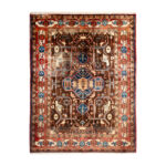Luxurious Three-Meter Hand-Knotted Nahavand Rug - Exquisite Wool Craftsmanship